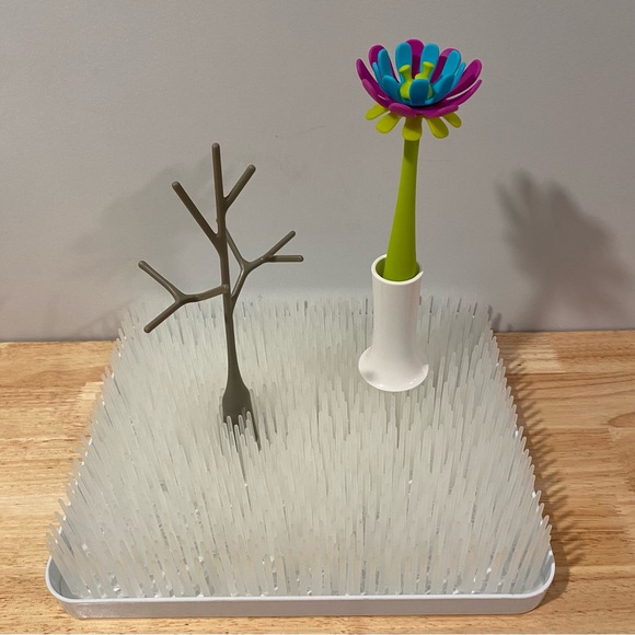 BOON Drying Rack Bundle • white grass rack, twig and forb accessories - Picture 2 of 11